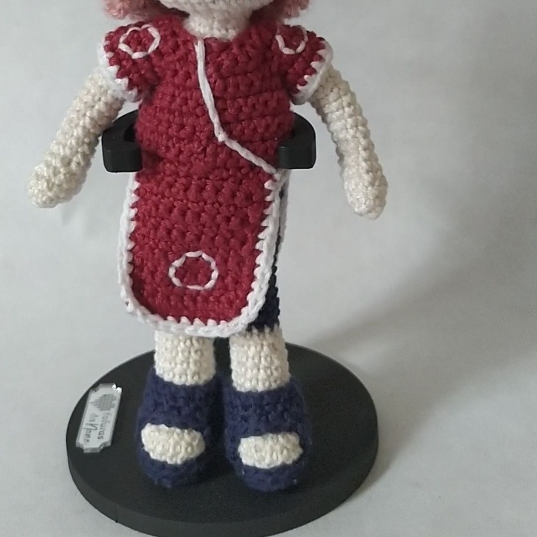 Sakura Haruno (Naturo Clássico) - Amigurumi